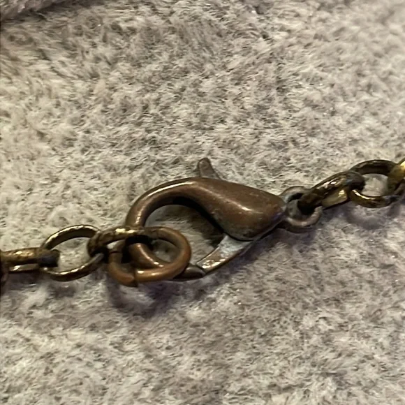 Vintage Medallion Necklace Crystal and Glass beaded rhinestones - Picture 5 of 11